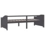 Sofá cama 3 plazas madera maciza pino gris oscuro 90x200 cm de vidaXL, Camas y somieres - Ref: Foro24-322168, Precio: 88,03 €...