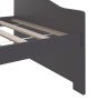 Sofá cama 3 plazas madera maciza pino gris oscuro 90x200 cm de vidaXL, Camas y somieres - Ref: Foro24-322168, Precio: 88,03 €...