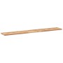 Estante flotante madera acacia maciza acabado aceite 140x20x2cm
