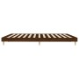 Bettgestell aus eichenbraunem Holzwerkstoff, 200 x 200 cm von vidaXL, Betten und Lattenroste - Ref: Foro24-832012, Preis: 142...