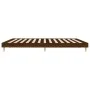 Bettgestell aus eichenbraunem Holzwerkstoff, 200 x 200 cm von vidaXL, Betten und Lattenroste - Ref: Foro24-832012, Preis: 138...