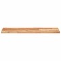 Estante flotante madera acacia maciza acabado aceite 100x30x2cm