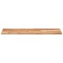 Estante flotante 4 uds madera acacia acabado aceite 100x30x2 cm