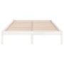 Weißer Massivholzbettrahmen Supe King 180x200 cm von vidaXL, Betten und Lattenroste - Ref: Foro24-810033, Preis: 107,53 €, Ra...