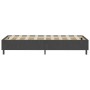 Box spring bed dark gray fabric 100x200 cm by vidaXL, Beds and slatted bases - Ref: Foro24-3054722, Price: 300,27 €, Discount: %