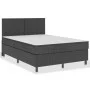 Box Spring bed frame gray fabric 180x200 cm by vidaXL, Beds and slatted bases - Ref: Foro24-287466, Price: 198,77 €, Discount: %