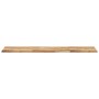 Estante flotante 2 uds madera acacia acabado aceite 120x40x2 cm