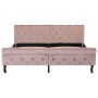 Pink velvet bed frame 160x200 cm by vidaXL, Beds and slatted bases - Ref: Foro24-288568, Price: 375,21 €, Discount: %