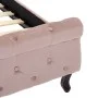 Estructura de cama de terciopelo rosa 160x200 cm de vidaXL, Camas y somieres - Ref: Foro24-288568, Precio: 368,26 €, Descuent...