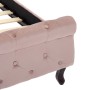 Pink velvet bed frame 160x200 cm by vidaXL, Beds and slatted bases - Ref: Foro24-288568, Price: 375,21 €, Discount: %