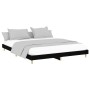 Schwarzer Bettrahmen aus Holzwerkstoff, 200 x 200 cm von vidaXL, Betten und Lattenroste - Ref: Foro24-832006, Preis: 136,85 €...