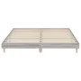 Sonoma gray engineered wood bed frame 200x200 cm by vidaXL, Beds and slatted bases - Ref: Foro24-832011, Price: 109,94 €, Dis...