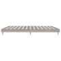 Sonoma gray engineered wood bed frame 200x200 cm by vidaXL, Beds and slatted bases - Ref: Foro24-832011, Price: 111,34 €, Dis...