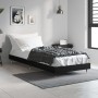 Black engineered wood bed frame 75x190 cm by vidaXL, Beds and slatted bases - Ref: Foro24-832206, Price: 89,95 €, Discount: %