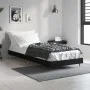 Black engineered wood bed frame 75x190 cm by vidaXL, Beds and slatted bases - Ref: Foro24-832206, Price: 88,45 €, Discount: %