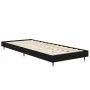 Black engineered wood bed frame 75x190 cm by vidaXL, Beds and slatted bases - Ref: Foro24-832206, Price: 88,45 €, Discount: %