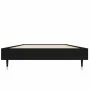 Black engineered wood bed frame 75x190 cm by vidaXL, Beds and slatted bases - Ref: Foro24-832206, Price: 88,45 €, Discount: %