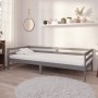 Sofa bed with solid pine wood mattress gray 90x200 cm by vidaXL, Beds and slatted bases - Ref: Foro24-3083571, Price: 267,06 ...