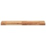 Estante flotante 3 uds madera acacia acabado aceite 100x20x4 cm