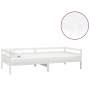 Sofá cama con colchón madera de pino maciza blanco 90x200 cm de vidaXL, Camas y somieres - Ref: Foro24-3083555, Precio: 231,0...