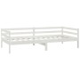 Sofá cama con colchón madera de pino maciza blanco 90x200 cm de vidaXL, Camas y somieres - Ref: Foro24-3083555, Precio: 231,0...
