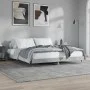Concrete gray engineered wood bed frame 200x200cm by vidaXL, Beds and slatted bases - Ref: Foro24-832113, Price: 137,87 €, Di...