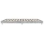 Concrete gray engineered wood bed frame 200x200cm by vidaXL, Beds and slatted bases - Ref: Foro24-832113, Price: 137,87 €, Di...