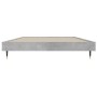 Betongrauer Bettrahmen aus Holzwerkstoff, 90 x 200 cm von vidaXL, Betten und Lattenroste - Ref: Foro24-832169, Preis: 94,34 €...