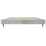 Concrete gray engineered wood bed frame 90x200cm by vidaXL, Beds and slatted bases - Ref: Foro24-832169, Price: 92,75 €, Disc...