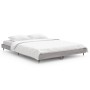 Estructura de cama madera de ingeniería gris Sonoma 135x190 cm de vidaXL, Camas y somieres - Ref: Foro24-832187, Precio: 134,...