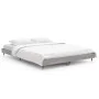 Sonoma-grauer Holzwerkstoff-Bettrahmen 135 x 190 cm von vidaXL, Betten und Lattenroste - Ref: Foro24-832187, Preis: 132,31 €,...