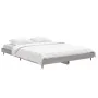 Sonoma-grauer Holzwerkstoff-Bettrahmen 135 x 190 cm von vidaXL, Betten und Lattenroste - Ref: Foro24-832187, Preis: 132,31 €,...