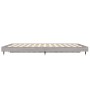 Estructura de cama madera de ingeniería gris Sonoma 135x190 cm de vidaXL, Camas y somieres - Ref: Foro24-832187, Precio: 134,...