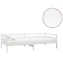 Sofá cama con colchón madera de pino maciza blanco 90x200 cm de vidaXL, Camas y somieres - Ref: Foro24-3083565, Precio: 287,7...