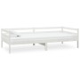 Sofa bed with white solid pine wood mattress 90x200 cm by vidaXL, Beds and slatted bases - Ref: Foro24-3083565, Price: 302,28...