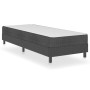 Estructura de cama Box Spring tela gris 90x200 cm