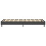 Estructura de cama Box Spring tela gris 90x200 cm