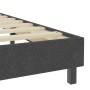 Estructura de cama Box Spring tela gris 90x200 cm