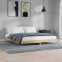 Bettgestell aus Sonoma-Eiche-Holzwerkstoff, 200 x 200 cm von vidaXL, Betten und Lattenroste - Ref: Foro24-832112, Preis: 136,...