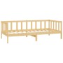 Sofa bed with solid pine wood mattress 90x200 cm by vidaXL, Beds and slatted bases - Ref: Foro24-3083609, Price: 271,72 €, Di...