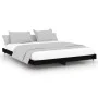 Black engineered wood bed frame 120x200 cm by vidaXL, Beds and slatted bases - Ref: Foro24-832150, Price: 131,99 €, Discount: %