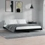 Black engineered wood bed frame 120x200 cm by vidaXL, Beds and slatted bases - Ref: Foro24-832150, Price: 131,99 €, Discount: %