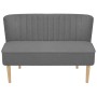 Hellgrauer Stoffsofa 117x55,5x77 cm von vidaXL, Sofas - Ref: Foro24-244070, Preis: 218,97 €, Rabatt: %