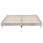 Betongrauer Bettrahmen aus Holzwerkstoff, 140 x 200 cm von vidaXL, Betten und Lattenroste - Ref: Foro24-832249, Preis: 120,75...