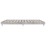 Betongrauer Bettrahmen aus Holzwerkstoff, 140 x 200 cm von vidaXL, Betten und Lattenroste - Ref: Foro24-832249, Preis: 120,75...