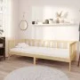 Sofa bed with solid pine wood mattress 90x200 cm by vidaXL, Beds and slatted bases - Ref: Foro24-3083614, Price: 264,24 €, Di...