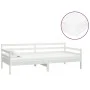 Sofa bed with white solid pine wood mattress 90x200 cm by vidaXL, Beds and slatted bases - Ref: Foro24-3083595, Price: 273,53...
