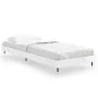 Estructura de cama madera de ingeniería blanco brillo 75x190 cm de vidaXL, Camas y somieres - Ref: Foro24-832207, Precio: 94,...