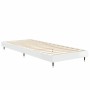 Bettrahmen aus glänzend weißem Holzwerkstoff, 75 x 190 cm von vidaXL, Betten und Lattenroste - Ref: Foro24-832207, Preis: 95,...