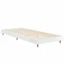 Estructura de cama madera de ingeniería blanco brillo 75x190 cm de vidaXL, Camas y somieres - Ref: Foro24-832207, Precio: 94,...